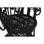 Chaise de jardin DKD Home Decor 96 x 66 x 145 cm 96 x 66 x 140 cm Noir Blanc