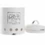 Boîte DKD Home Decor 17,7 x 17,7 x 26 cm Blanc Dolomite Ail