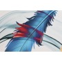 Painting DKD Home Decor Feathers 180 x 3 x 60 cm (2 Units)