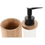 Distributeur de Savon DKD Home Decor Noir Naturel Bambou polypropylène