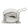 Sugar Bowl DKD Home Decor Silver Stainless steel Crystal 15 x 10,5 x 10 cm Basic