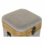 Set de boîtes décoratives DKD Home Decor Beige Naturel Bois Métal 30 x 40 cm 40,5 x 40,5 x 41,5 cm (3 pcs)