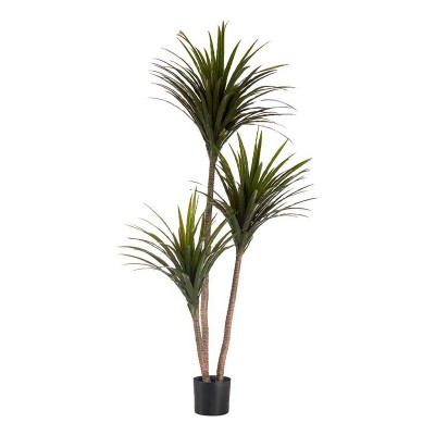 Plante décorative Lame étroite Plastique Câble de fer 80 x 200 x 105 cm