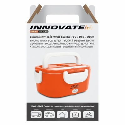 Electric Lunch Box Estela Innovate Orange 12 - 24 V