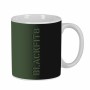 Mug BlackFit8 Gradient Ceramic Black Military green (350 ml)