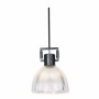 Suspension DKD Home Decor Noir Argenté Métal Verre 25,4 x 25,4 x 35,5 cm (2 Unités)