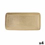 Plat à Gratin Bidasoa Ikonic Céramique Marron (28 x 14 cm) (Pack 4x)