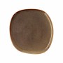 Assiette plate Bidasoa Ikonic Céramique Marron (26,5 x 25,7 x 1,5 cm) (Pack 4x)
