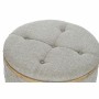 Banc de coffre DKD Home Decor Beige Bois Métal 30 x 40 cm 80 x 80 x 43 cm