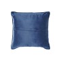 Cushion DKD Home Decor Blue White Squared Flowers Neoclassical 45 x 10 x 45 cm