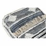 Coussin DKD Home Decor De Sol Noir Rayures 60 x 60 x 25 cm