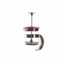 Cafetière with Plunger DKD Home Decor Brown Transparent Stainless steel Borosilicate Glass 350 ml 16 x 9 x 18,5 cm