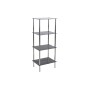 Bathroom Shelves DKD Home Decor Crystal Steel (40 x 30 x 105 cm)