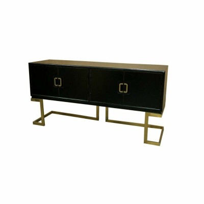 Buffet DKD Home Decor Noir Métal Peuplier (180 x 50 x 90 cm)