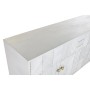 Sideboard DKD Home Decor Rhombus White Brass Mango wood (157 x 43 x 84 cm)