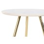 Jeu de 2 tables DKD Home Decor Blanc Noir Doré 46 x 46 x 45 cm