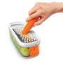 Grater with Container Metaltex Rap-Box 3-in-1 ABS Acrylic (21 cm)