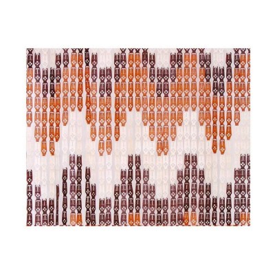 Curtain EDM 90 x 210 cm Orange polypropylene