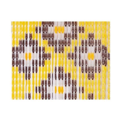 Curtain EDM 90 x 210 cm Yellow polypropylene