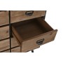 Chest of drawers DKD Home Decor Brown Black Metal Fir Loft 114 x 42 x 96 cm