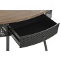 Console DKD Home Decor 90,5 x 39 x 78 cm Fir Black Metal Brown