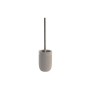 Toilet Brush DKD Home Decor 10 x 10 x 37 cm Grey Cement Stainless steel