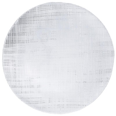 Dessous d'Assiette Bidasoa Ikonic Transparent verre Ø 33 cm 6 Unités (Pack 6x)