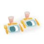 Table and 2 chairs Ecoiffier Plastic Multicolour (13 Pieces)