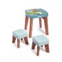 Table avec 2 chaises Ecoiffier Plastique Multicouleur (13 Pièces)