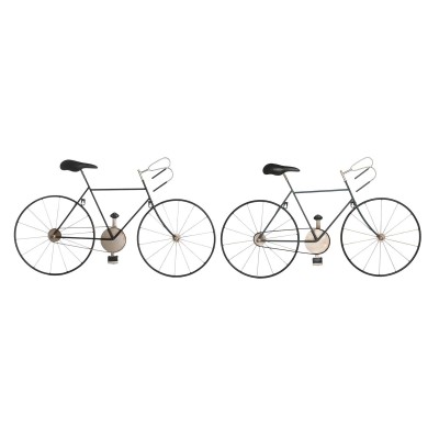 Figurine Décorative DKD Home Decor 78 x 2,5 x 45 cm Bicyclette Vintage (2 Unités)