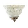 Ceiling Light DKD Home Decor Crystal Metal White 25 W (23 x 23 x 33 cm)