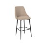 Stool DKD Home Decor 53 x 57 x 110 cm Black Beige Metal Brown