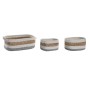 Boîte Décorative DKD Home Decor Fibre naturelle 33 x 23 x 13 cm