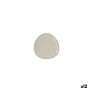 Flat plate Bidasoa Ikonic Ceramic White (11 x 11 cm) (Pack 12x)