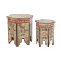 Jeu de 2 tables DKD Home Decor Arabe 48 x 41,5 x 49 cm