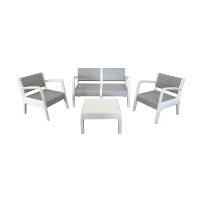 Garden furniture SP Berner Miami Resin (62 x 66 x 35 cm) (72 x 66 x 63,5 cm) (120 x 48 x 69 cm)