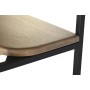 Étagère DKD Home Decor Noir Naturel Métal Bois de manguier 150 x 40 x 181 cm