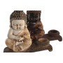 Decorative Figure DKD Home Decor 22 x 8,2 x 23 cm Red Beige Buddha Oriental (4 Pieces)