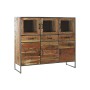 Display Stand DKD Home Decor Metal Crystal Acacia Recycled Wood 135 x 40 x 120 cm