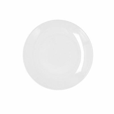 Assiette plate Bidasoa Glacial Coupe Céramique Blanc (21 cm) (Pack 6x)