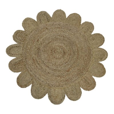 Tapis Decoris Ø 90 cm Naturel Rond Jute