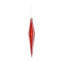 Christmas bauble Streched 8,5 x 3,5 x 19 cm Red PVC