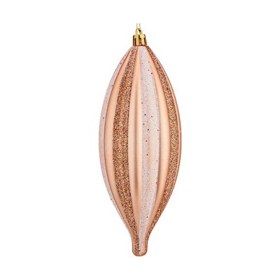 Christmas bauble Streched Light Pink Copper PVC