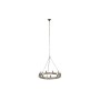 Ceiling Light DKD Home Decor White Brown Wood Metal Fir 40 W Vintage Aged finish 220 V 78 x 78 x 13 cm