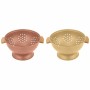 Pasta Drainer DKD Home Decor 30 x 24,5 x 14 cm Terracotta Stainless steel Yellow (2 Units)