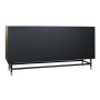 Buffet DKD Home Decor 160 x 40 x 80 cm Noir Gris Blanc Os Résine Bois MDF