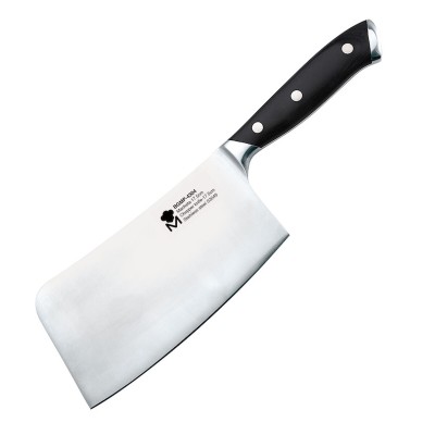 Large Cooking Knife Masterpro BGMP-4304 17,5 cm Black Stainless steel Stainless steel /Wood