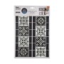 Stickers Atmosphera Ornamental Tile Black 2 Units (30,5 x 25 x 0,3 cm)