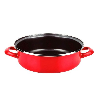 Plat à tarte Fagor Optimax Rouge Acier émaillé Ø 24 cm