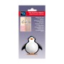 Doorstop Inofix Doors Penguin Adhesive White/Black PVC